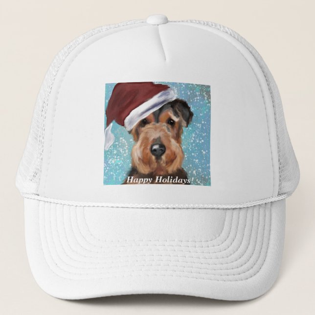 CASQUETTE AIREDALE TERRIER (Devant)