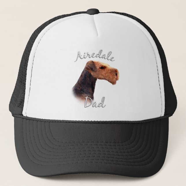 Casquette Airedale Terrier Papa 2 (Devant)