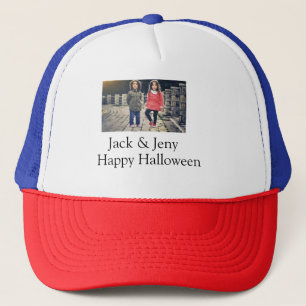 Casquette ajouter nom photo texte Halloween enfant fille gar