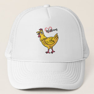 Casquette Ajouter un nom aux poulets Anniversaire Cadeau, ch