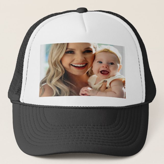 Casquette Ajouter une photo de bébé Personnaliser (Devant)