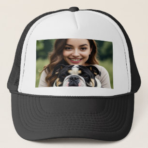 Casquette Ajouter une photo de bouledogue Personnaliser