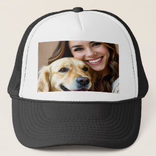 Casquette Ajouter une photo de Golden Retriever Personnalise