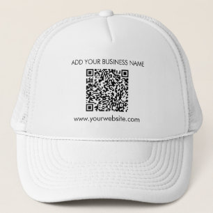 Casquette Ajouter votre adresse de site Web QR Code Business