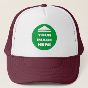 Casquette - Ajouter votre image - Maroon - Personn