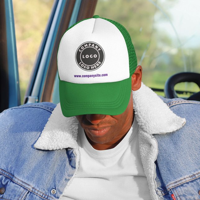 Casquette Ajouter votre logo d'entreprise et site Web d'entr (Créateur téléchargé)