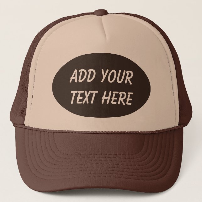 CASQUETTE AJOUTER VOTRE TEXTE ICI-CASQUETTE (Devant)