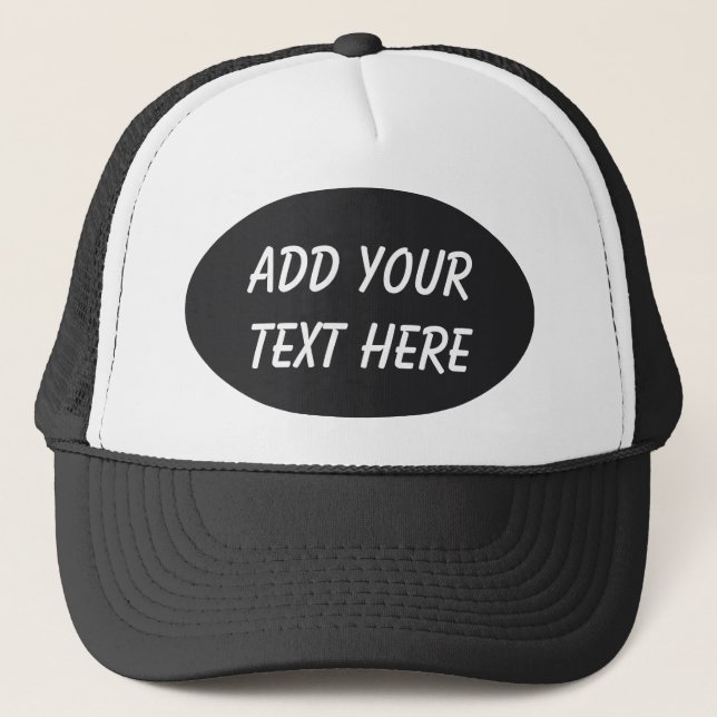 CASQUETTE AJOUTER VOTRE TEXTE ICI-CASQUETTE (Devant)