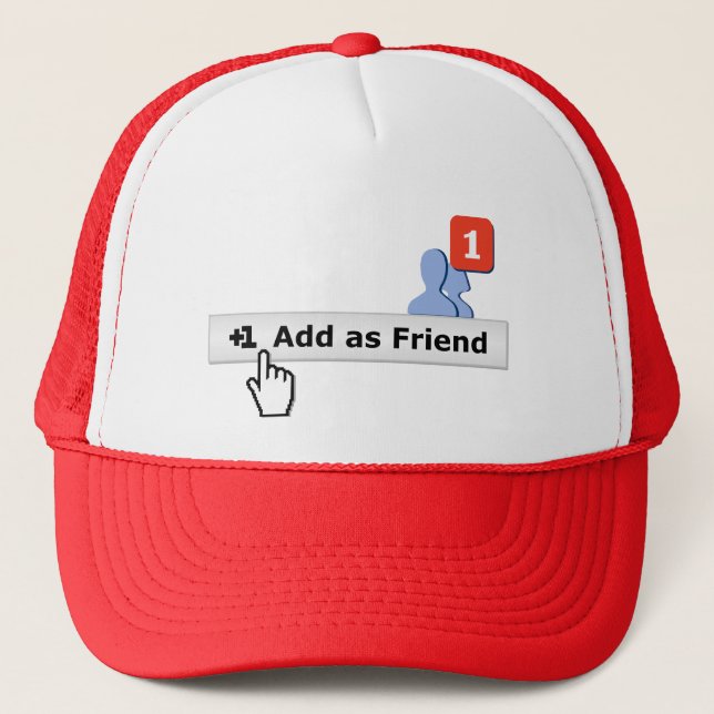 Casquette Ajoutez comme ami (Devant)