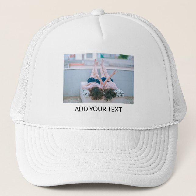 Casquette Ajoutez votre propre chapeau de camion personnalis (Devant)