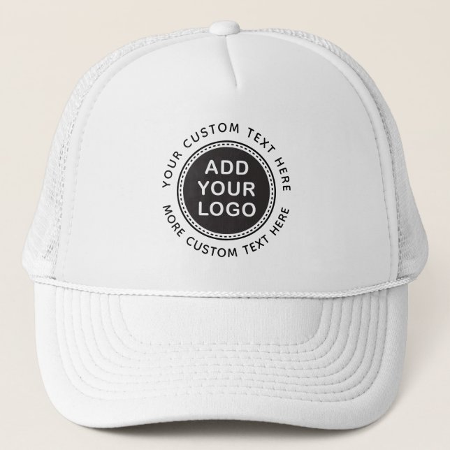 Casquette Ajoutez votre propres logo et texte (Devant)
