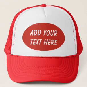 CASQUETTE AJOUTEZ VOTRE TEXTE HERE-HAT