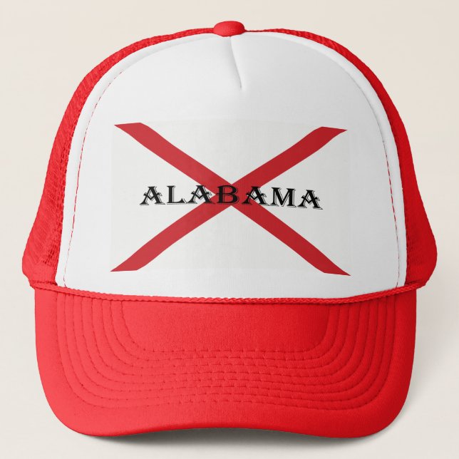 Casquette Alabama et Drapeau (Devant)