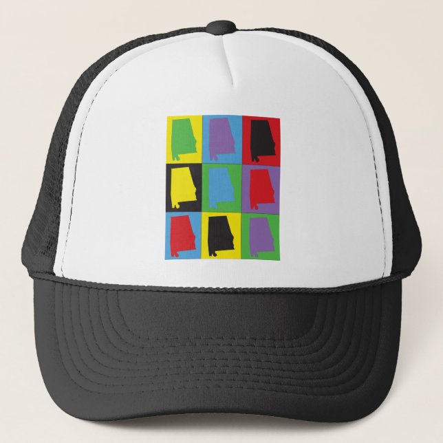 Casquette Alabama Pop Art (Devant)