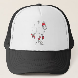 Casquette Alaska Whimsical Christmas Wildlife