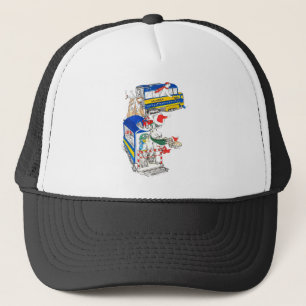 Casquette Alaska Whimsical Christmas Wildlife