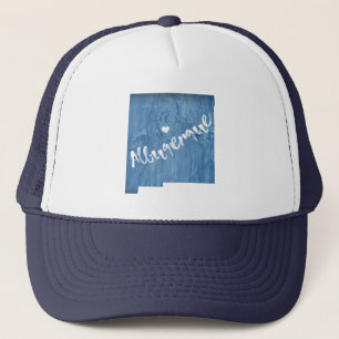 Casquette Albuquerque Nouveau-Mexique Grain de bois
