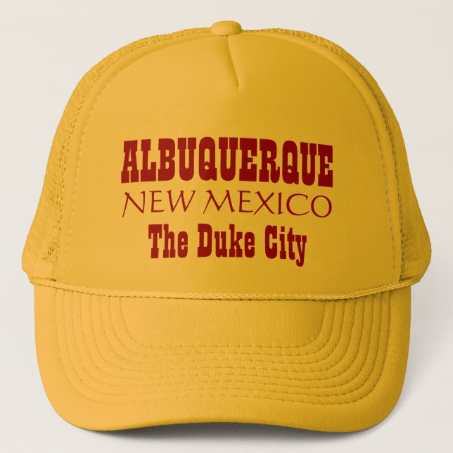 Casquette ALBUQUERQUE, NOUVEAU MEXIQUE le duc City (Devant)