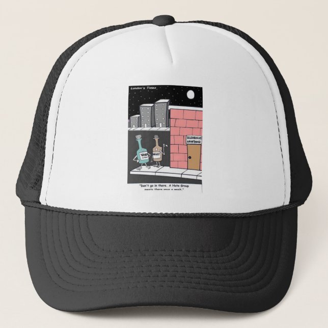 Casquette Alcohol Hate Group Fundy Tee - shirts Cartes de Mu (Devant)