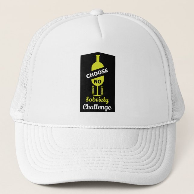 Casquette Alcool Sobriété Alcool Sans alcool Support Teetota (Devant)