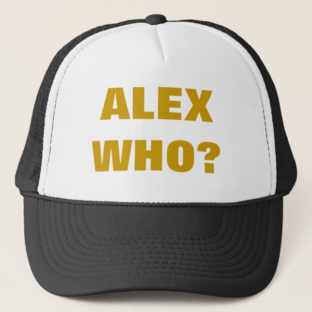 CASQUETTE ALEX QUI ? (Devant)