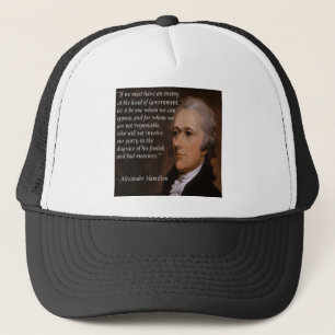 Casquette Alexander Hamilton "Chef de l'ennemi" Cadeau