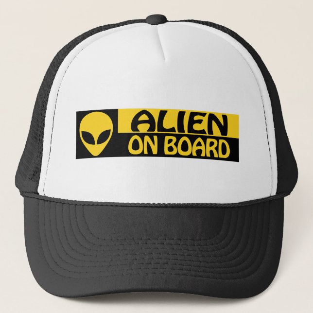 CASQUETTE ALIEN À BORD (Devant)