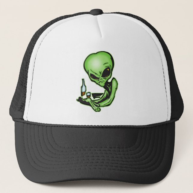Casquette Alien à la barre locale (Devant)
