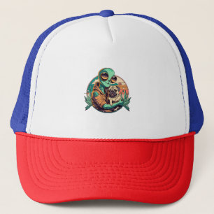 Casquette Alien et Pug