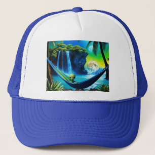 Casquette Alien Hammock sur Beach Vacances