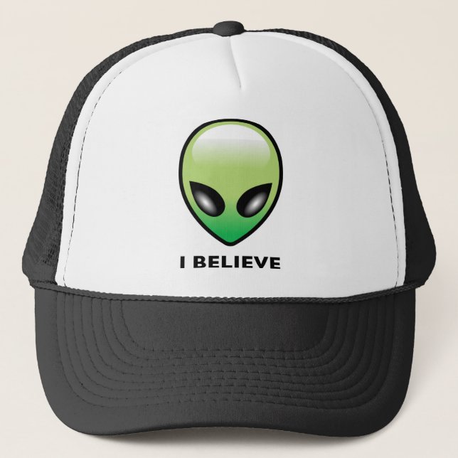 Casquette Alien : Je crois (Devant)