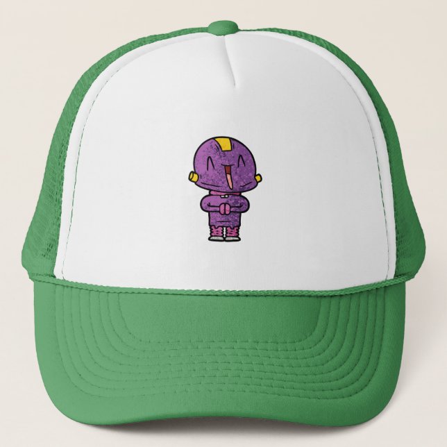 Casquette alien violet (Devant)