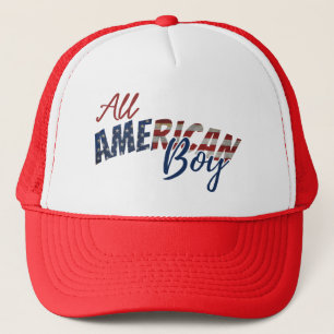 CASQUETTE ALL AMERICAN BOY  TRUCKER HAT