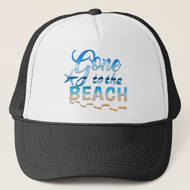 Casquette Allé à la plage (Devant)