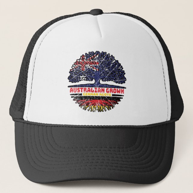 Casquette Allemagne Allemagne Australie Australie racine arb (Devant)