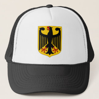 Casquette Allemand Eagle sur le bouclier jaune