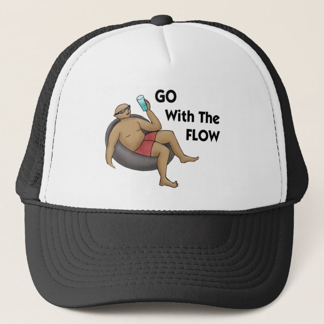 Casquette Aller avec le flux (Devant)