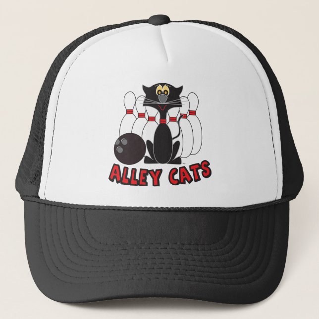 Casquette Alley Cats Bowling Pin| Humour (Devant)