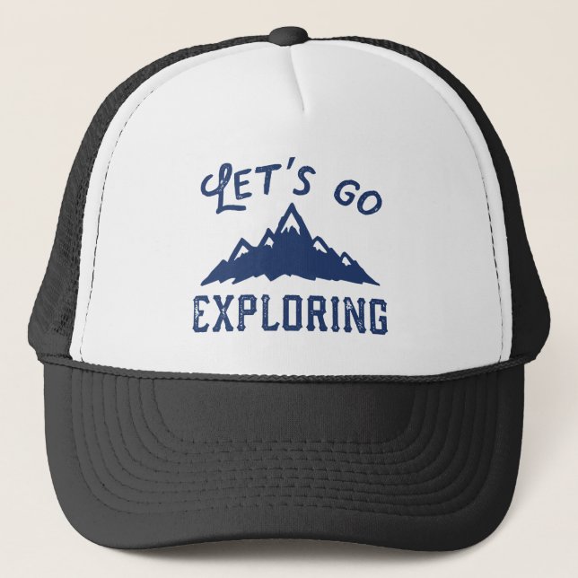Casquette Allons explorer (Devant)