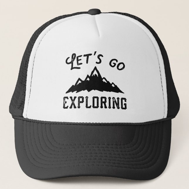 Casquette Allons explorer (Devant)