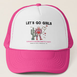 Casquette Allons-y les Filles Cowgirl Week-end d'Enterrement