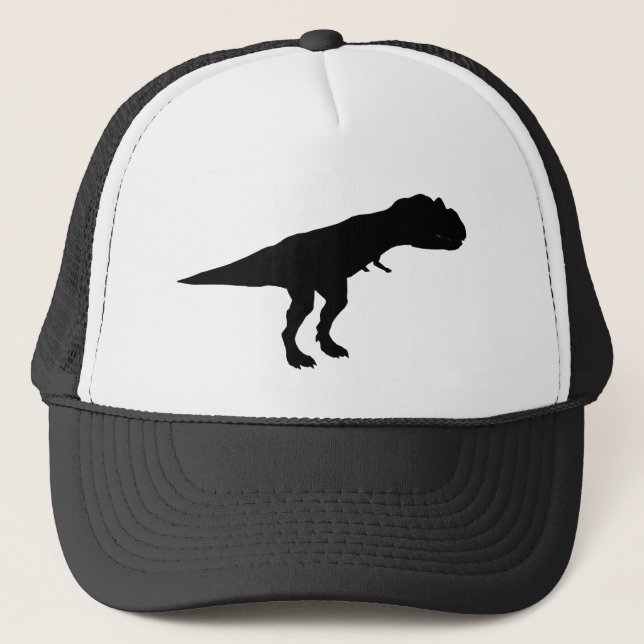 Casquette Allosaurus Dino Dinosaur Silhouette (Devant)