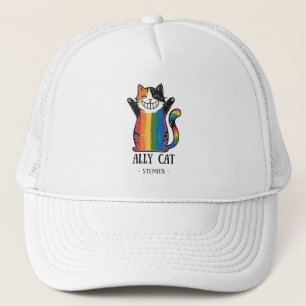 Casquette Ally Cat - Rainbow Cat LGBTQ Pride (2)