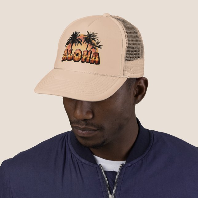 Casquette Aloha (En situation)