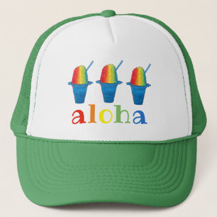 Casquette ALOHA Hawaii Hawaii rasage arc-en-ciel rasé glace 