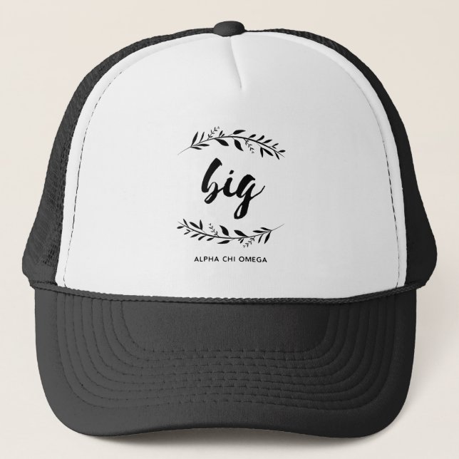 Casquette Alpha Chi Omega | Grande Couronne (Devant)