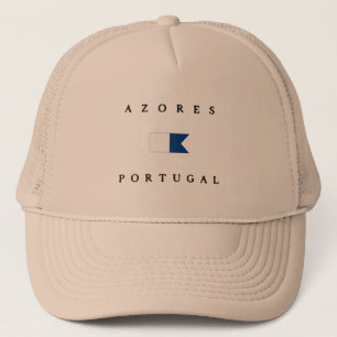 Casquette Alpha drapeau de piqué des Açores Portugal