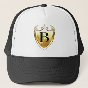Casquette Alpha Monogramme B Lettre Artistique Style quotidi