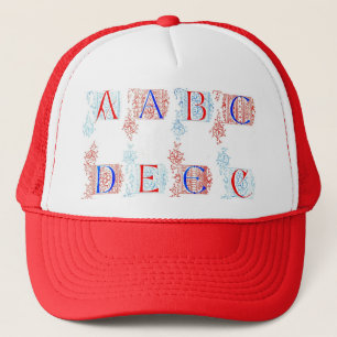 Casquette alphabet