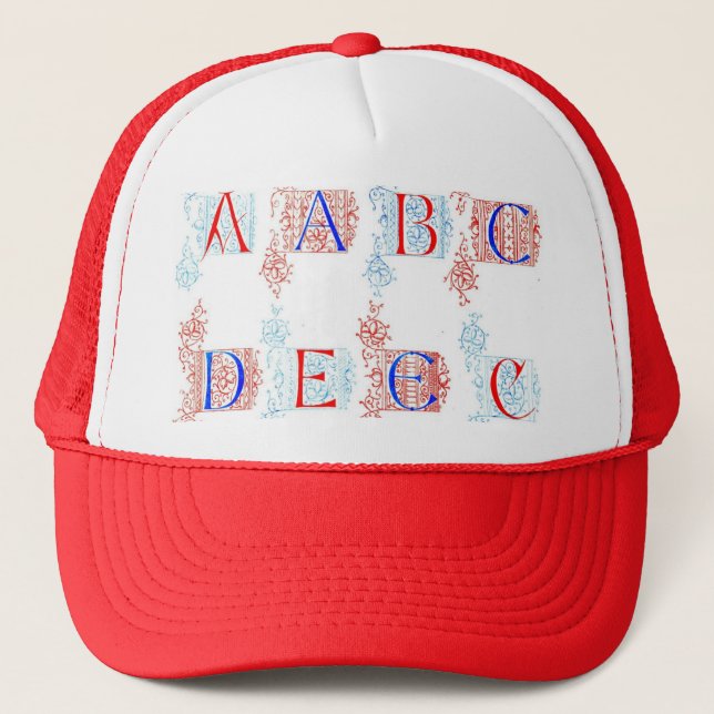Casquette alphabet (Devant)